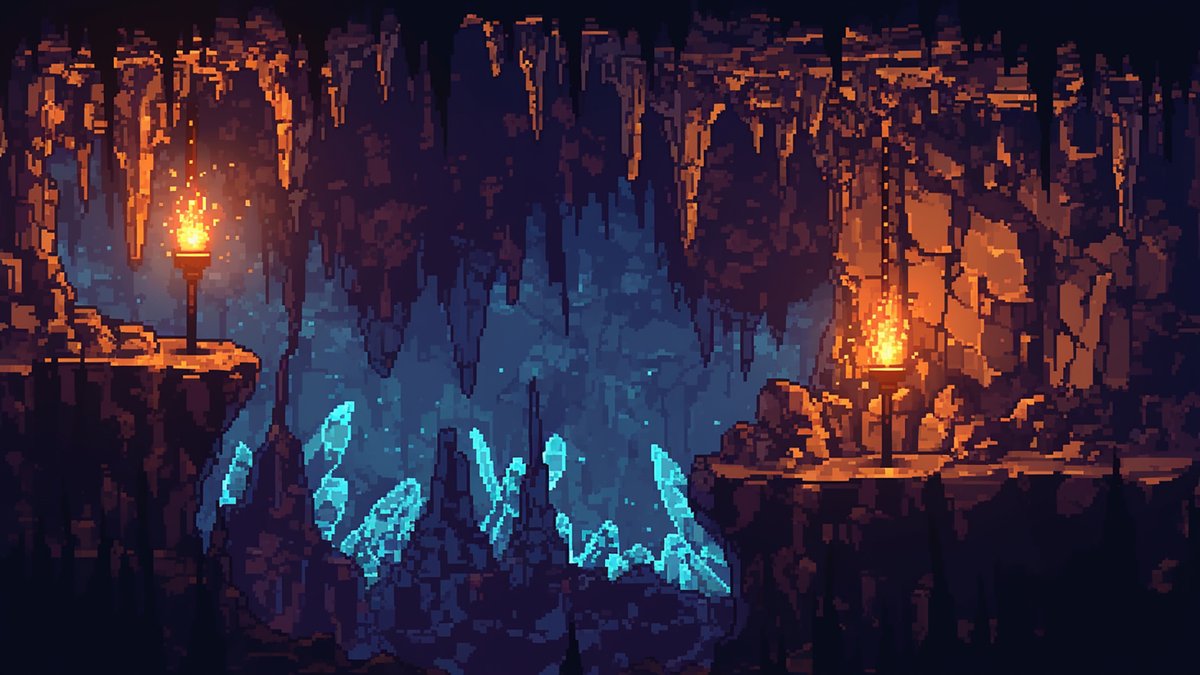 🎁今日のフリー素材♡
／
💎地下洞窟｜ドット絵風
＼

商用利用・加工🆗
TRPGや動画背景など自由にお使いください🤍

💎利用規約こちら
game-materials.com/userpolicy/

#くらげ素材 #TRPG素材 #ゲーム背景 #カスタムキャスト #フリー素材 #aiart