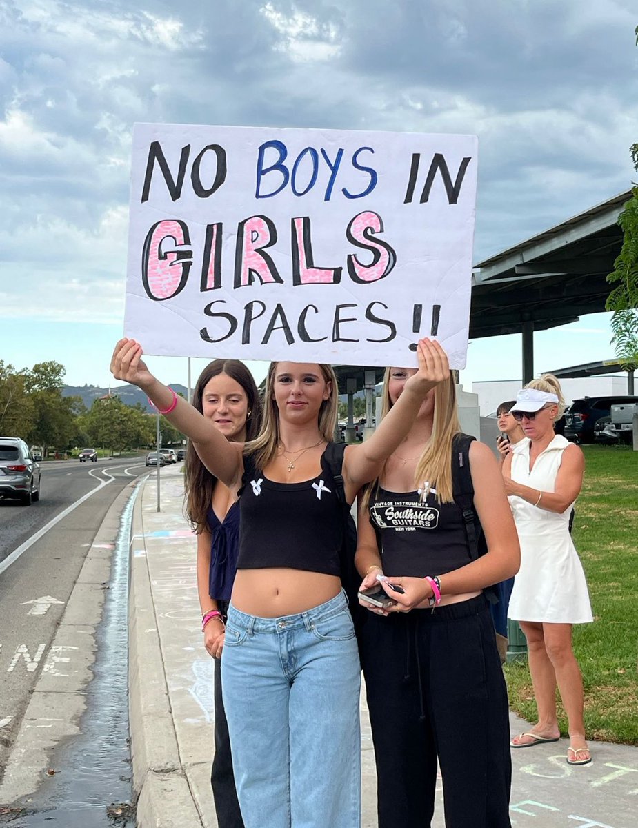 Libs of TikTok (@libsoftiktok) on Twitter photo More photos from the student led protest today at <a href="/TVUSD/">Temecula Valley USD</a>
Girls are NOT “mentally ill” if they don’t want boys invading their bathrooms!
These kids are smarter than most Democrats! More photos from the student led protest today at <a href="/TVUSD/">Temecula Valley USD</a>
Girls are NOT “mentally ill” if they don’t want boys invading their bathrooms!
These kids are smarter than most Democrats!