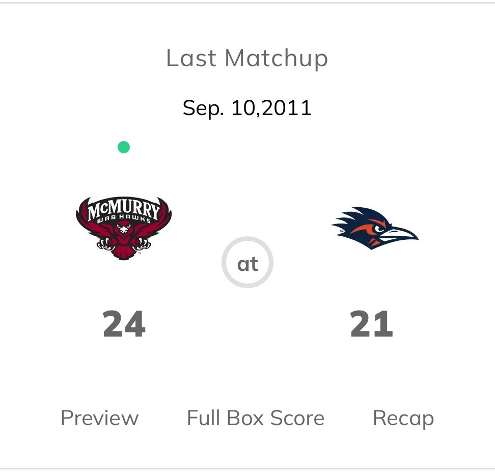 Welcome to a new segment called, “Fun Facts With Barstool” (UTSA edition).

Fun Fact, did you know only ONE FBS program has ever lost to a Division 3 opponent in football?

That program being UTSA in 2011

#BeatBird #TakeBackTexas