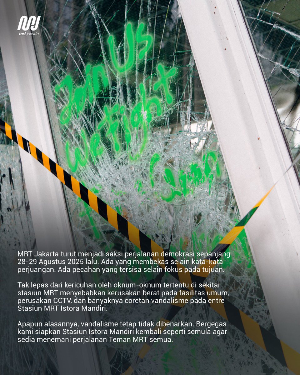 mrtjakarta's tweet image. Menata kembali. 

#MRTJakarta 
#PastiBisa #JagaJakarta