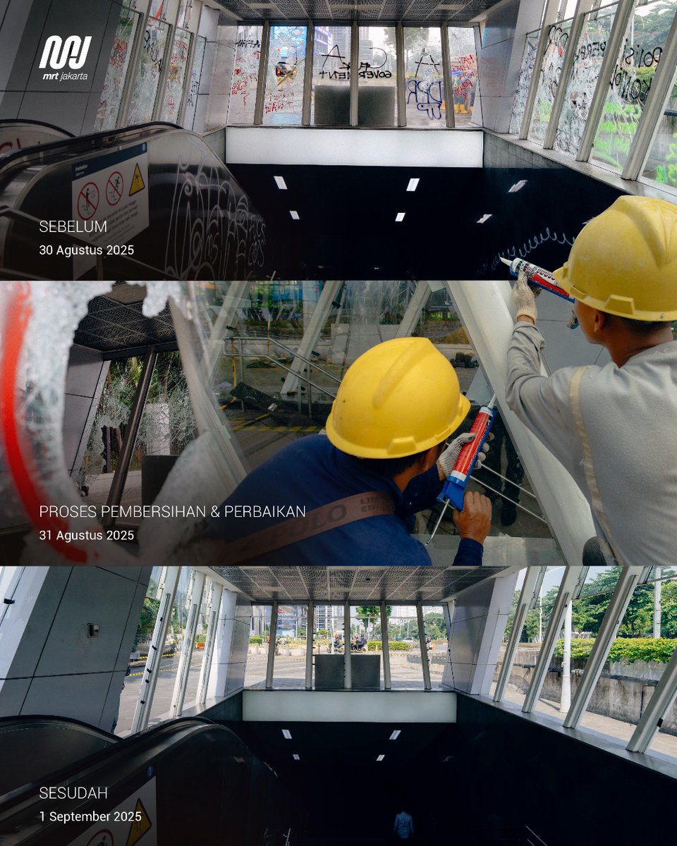 mrtjakarta's tweet image. Menata kembali.

#MRTJakarta
#PastiBisa #JagaJakarta