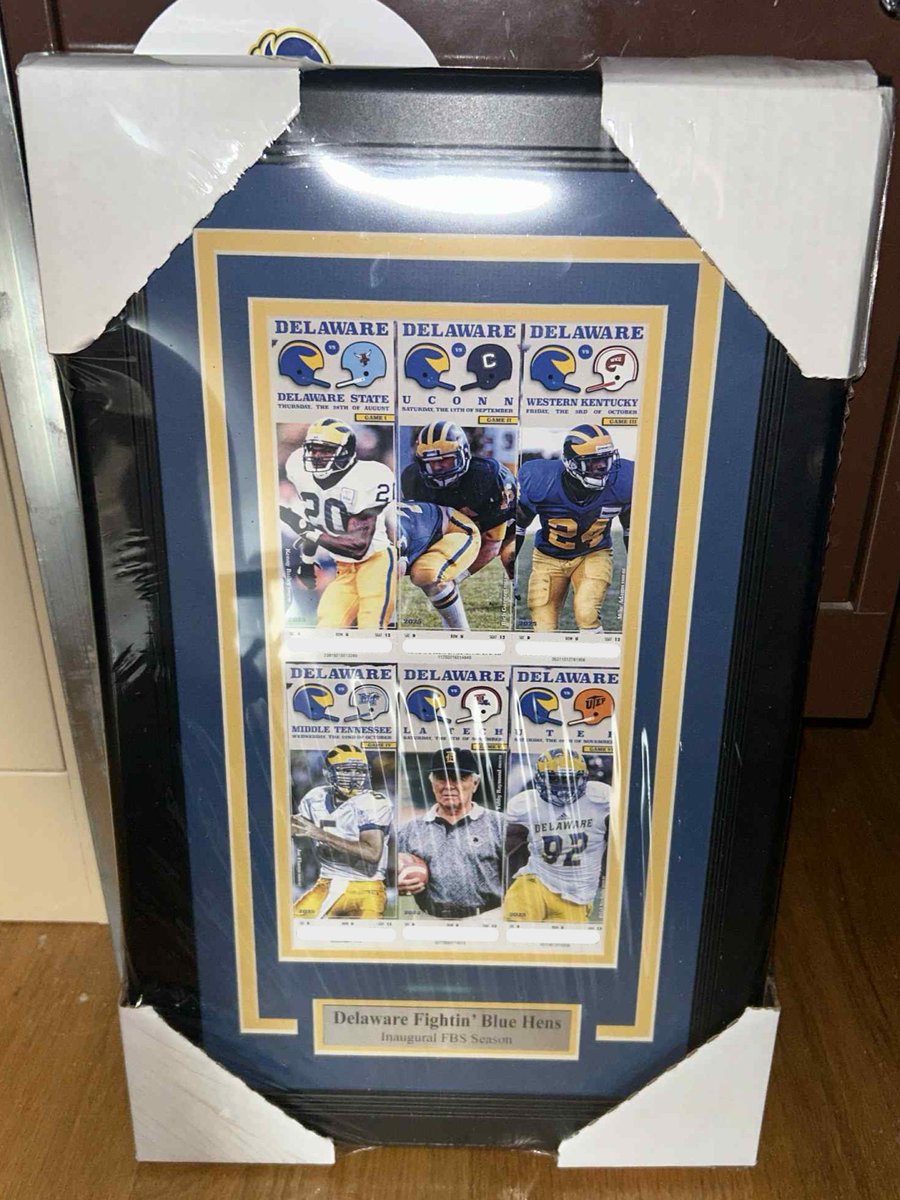 David B (@mrdavidjb) on Twitter photo I took my season ticket commemorative ticket sheet and, thanks to <a href="/carlscards/">Carl's Cards</a> in Havertown, framed it up. I think it turned out pretty nice. #gohens #bluehens <a href="/Delaware_FB/">Delaware Football</a> I took my season ticket commemorative ticket sheet and, thanks to <a href="/carlscards/">Carl's Cards</a> in Havertown, framed it up. I think it turned out pretty nice. #gohens #bluehens <a href="/Delaware_FB/">Delaware Football</a>