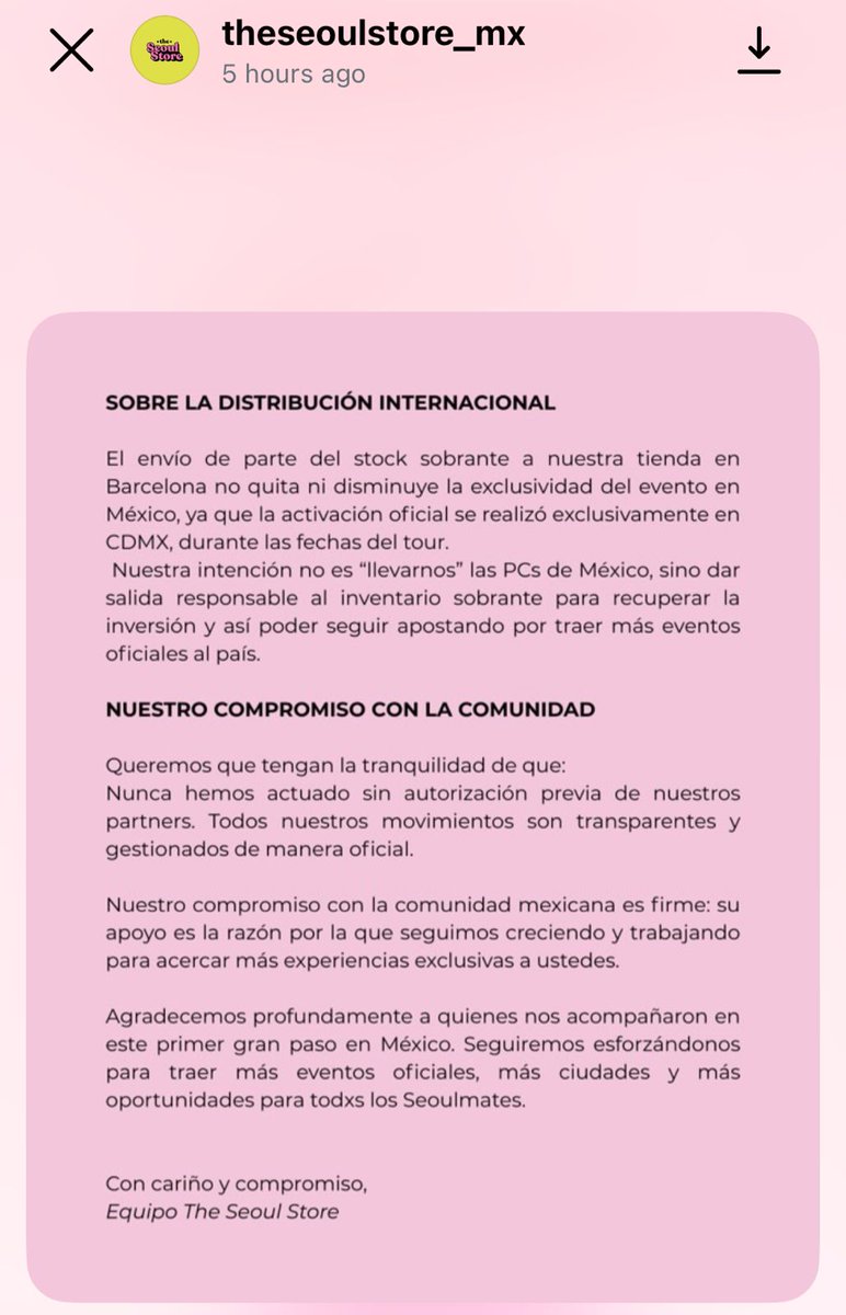 harley_todoroki's tweet photo. @theseoulstore_ No te hagas la dign@ y no te escondas de que la merch es tuya por que no lo es, te la quedaste dejando muchas ATINYS sin esa oportunidad, subiste los precios a propósito, el registro fue tu manera de robarnos a todas por que te convenía quedarte lo y sacar dinero https://t.co/KH5Kyc1DtX