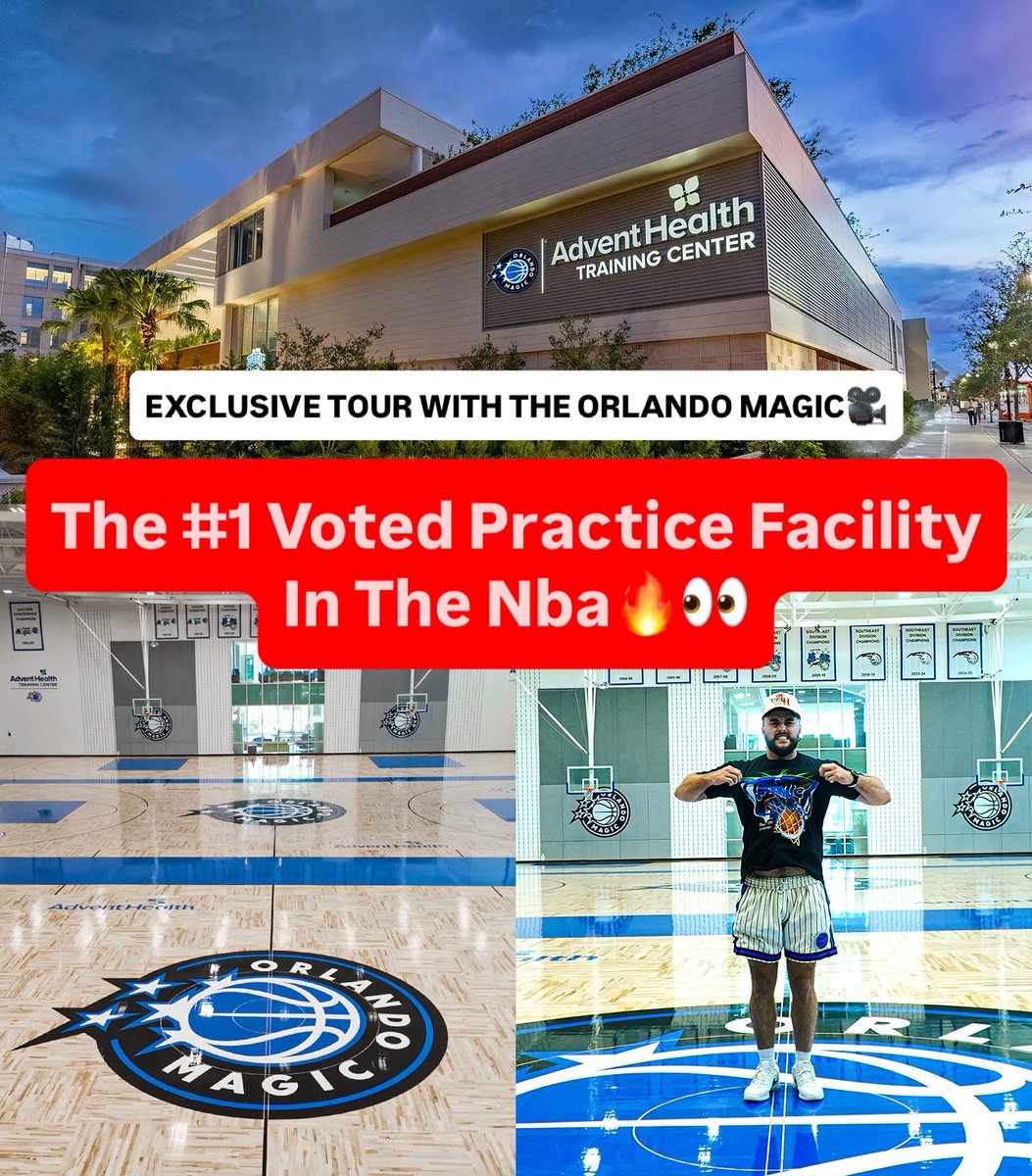 VOTED THE BEST IN THE NBA🔥👀

This is the #1 Practice Facility in the ENTIRE NBA… <a href="/OrlandoMagic/">Orlando Magic</a> 

But what makes it so special??

🧵⬇️