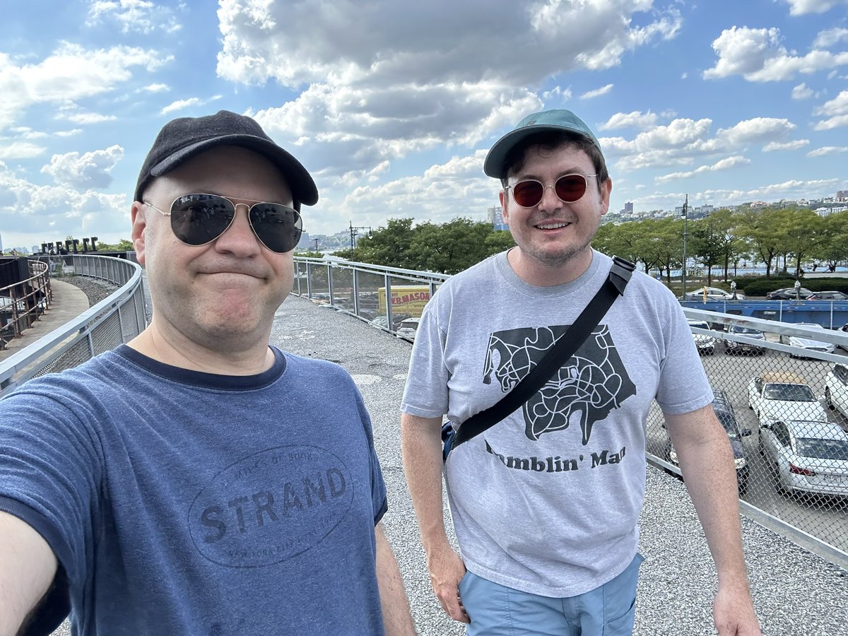 Wearing shirts about NYC in NYC with 
<a href="/allanmcleod/">Allan McLeod</a>