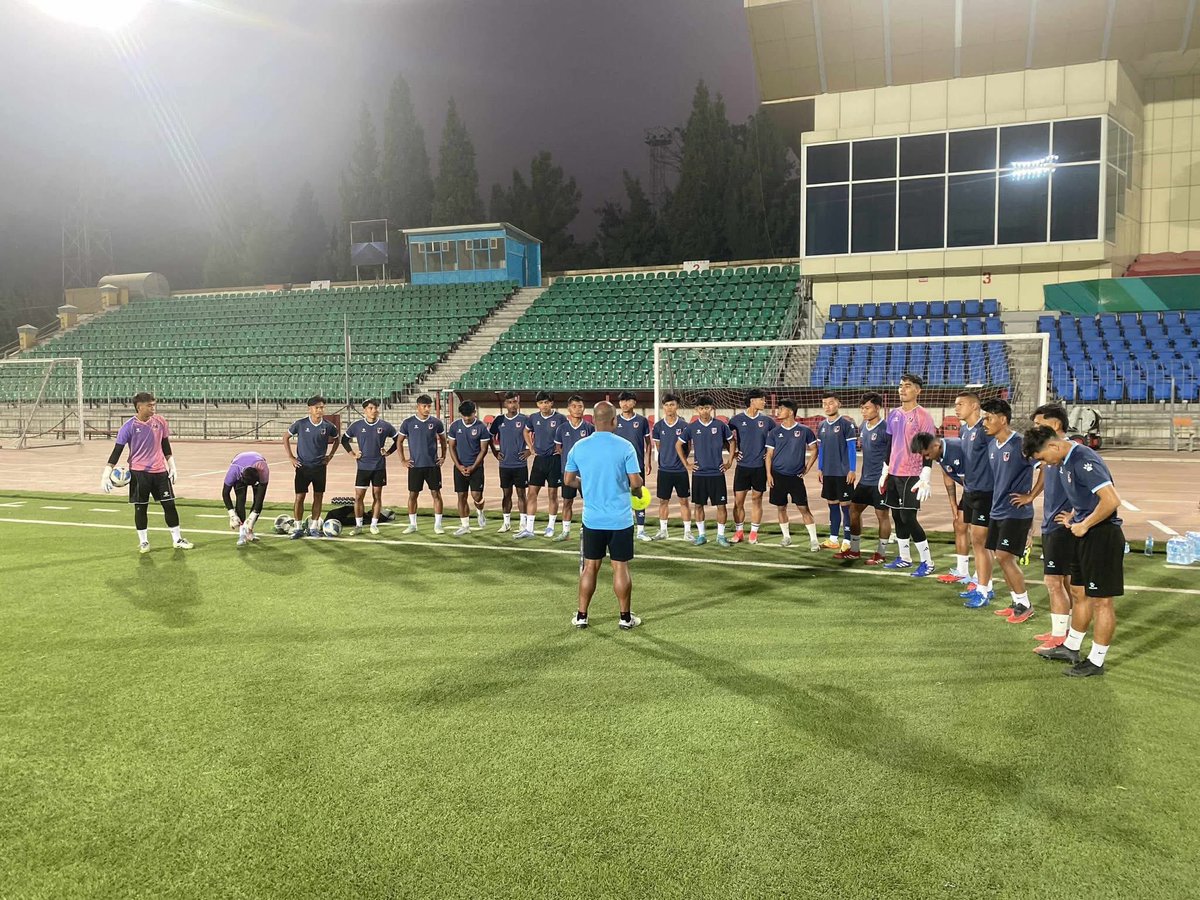 Match Day 💪 

⚔️ Nepal 🇳🇵 U23 vs Tajikistan 🇹🇯 U23 
⏰ 9:30 NST 
🏟️ Republican central stadium 

Let’s start something with a big 🔥 

#AFC #U23 #Asian #Cup #Qualifiers