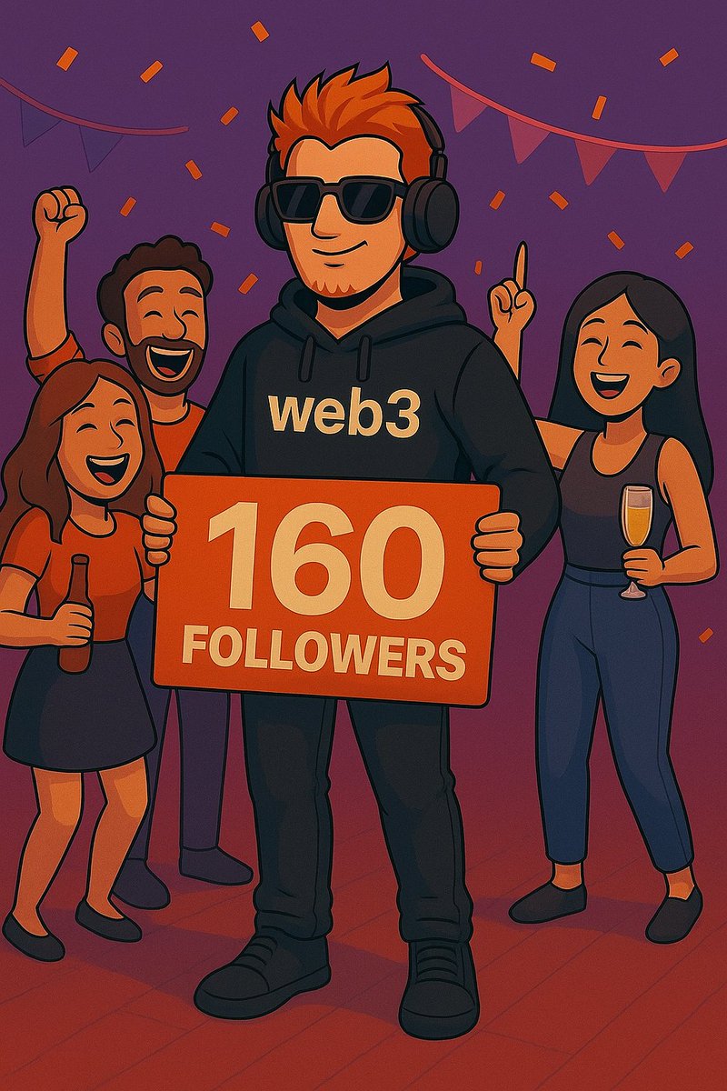 tobiofweb3 (@tobiofweb) on Twitter photo We did it fam 160 followers! ๐โจ
From 1-10-100-150 now 160 strong โฆ and this is only the beginning.
Thank you for riding with me, for pushing, for believing โ the future is brighter because weโre building it together.๐ฅ๐
<a href="/tobiofweb/">tobiofweb3</a> #tobiofweb3 #Web3 #160Strong #Community We did it fam 160 followers! ๐โจ
From 1-10-100-150 now 160 strong โฆ and this is only the beginning.
Thank you for riding with me, for pushing, for believing โ the future is brighter because weโre building it together.๐ฅ๐
<a href="/tobiofweb/">tobiofweb3</a> #tobiofweb3 #Web3 #160Strong #Community