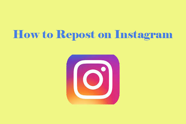 LiburLuo's tweet image. How to repost on Instagram for photos, Reels, and Stories? I have got comprehensive guides from this post. youtubedownload.minitool.com/youtube/how-to… via @MiniTool_
