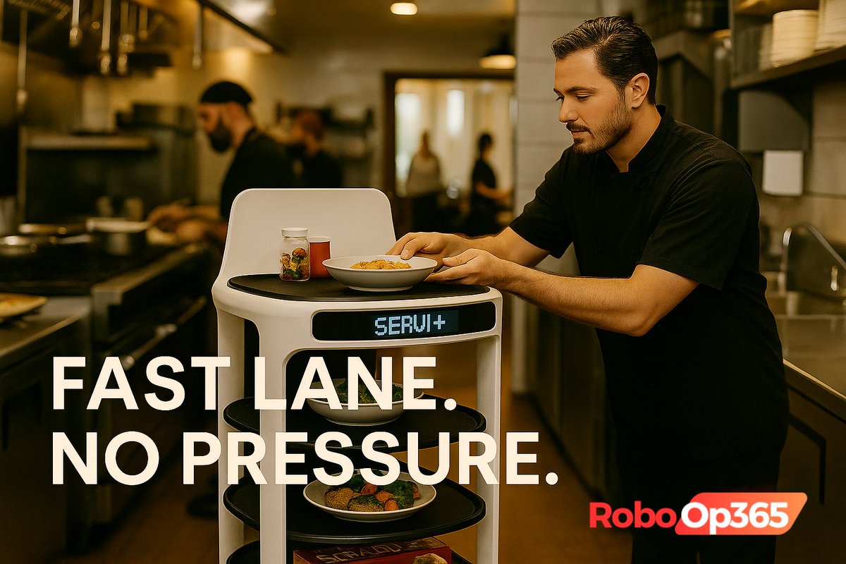 roboOp365's tweet image. Fast kitchen? Servi+ keeps pace without pushing.

hubs.ly/Q03CGpnc0
#Servi+ #KitchenSupport #SmoothFlow #RestaurantTech #RoboOp365