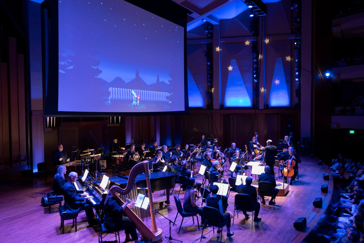 StardewConcert's tweet image. The Stardew Valley Symphony of Seasons tour has officially started! 🎶

Thank you Seattle for a fantastic premiere, it was a pleasure to play these 4 concerts for you at @benaroyahall.

And thank you @ConcernedApe for the special appearance!

We can’t wait to bring the show to…