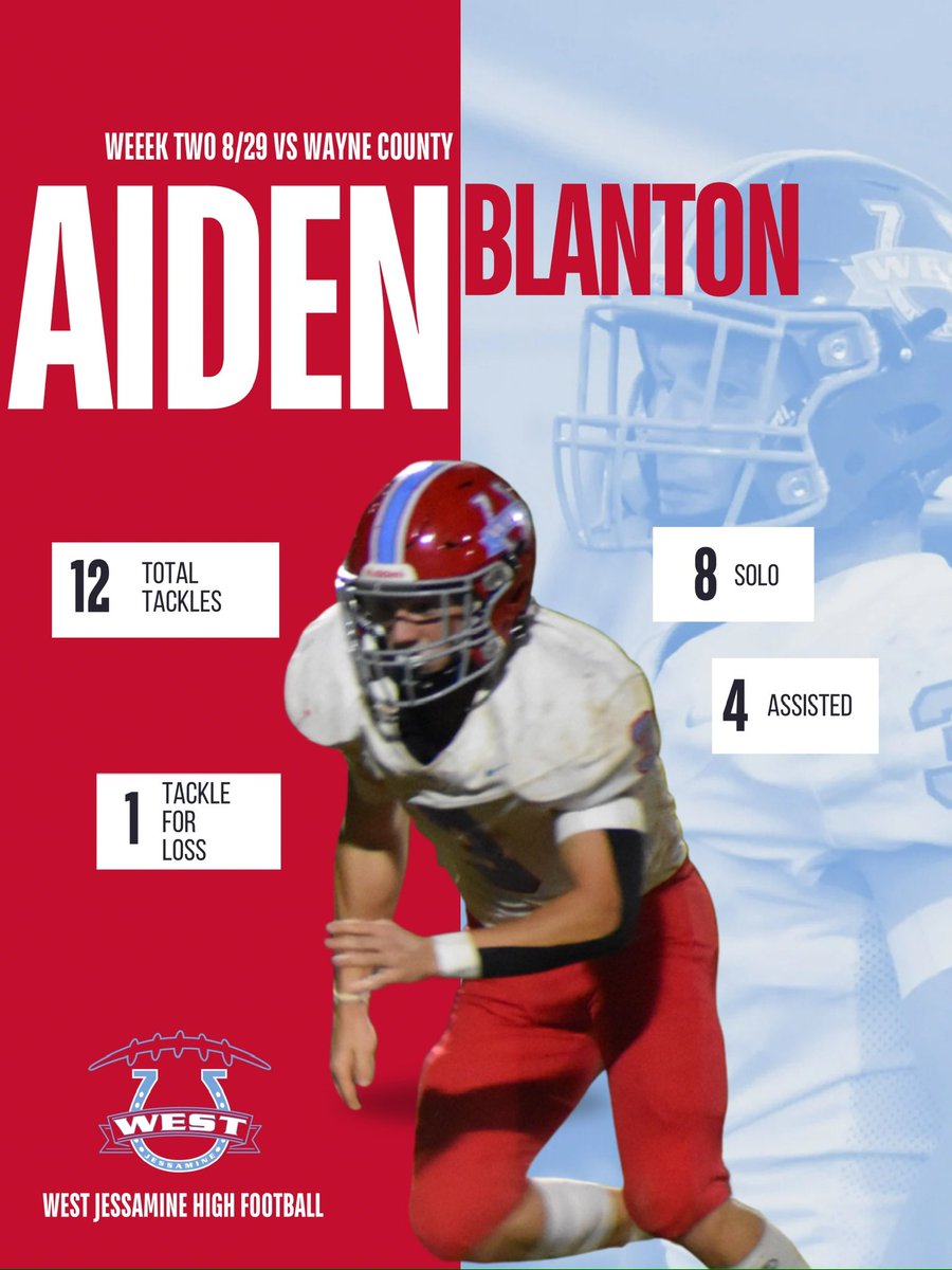 #shutemdown <a href="/ABlanton42/">Aiden Blanton</a> Week 2 performance was 💪 💪 #ColtPride #WestWins