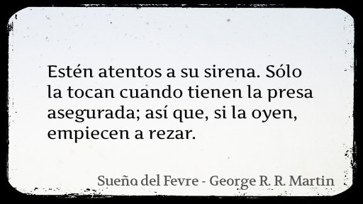 Dekalgandar's tweet photo. Sueño del Fevre (Fevre Dream) - George R. R. Martin
#SueñodelFevre #FevreDream #GeorgeRRMartin #MartinFans #VampireLiterature #BookQuotes #currentlyreading #Bookstagram #BookLovers #quoteoftheday https://t.co/T9dXpXbd46