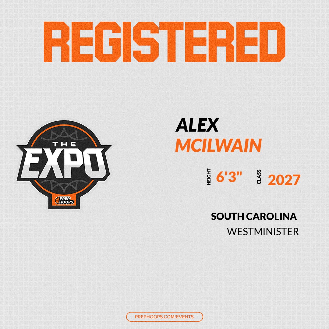 Prep Hoops South Carolina (@prephoopssc) on Twitter photo Welcome Class of 2027 Alex Mcilwain (<a href="/alexmcilwain2/">ALEX MCILWAIN</a>) of Westminister HS to the <a href="/PrepHoopsSC/">Prep Hoops South Carolina</a> Showcase @ Rock Hills Sports & Event Center. 
🔥🏀 #PHExpoCAR 🏀🔥
Register NOW! 👇  
events.prephoops.com/e/1614/registe… Welcome Class of 2027 Alex Mcilwain (<a href="/alexmcilwain2/">ALEX MCILWAIN</a>) of Westminister HS to the <a href="/PrepHoopsSC/">Prep Hoops South Carolina</a> Showcase @ Rock Hills Sports & Event Center. 
🔥🏀 #PHExpoCAR 🏀🔥
Register NOW! 👇  
events.prephoops.com/e/1614/registe…