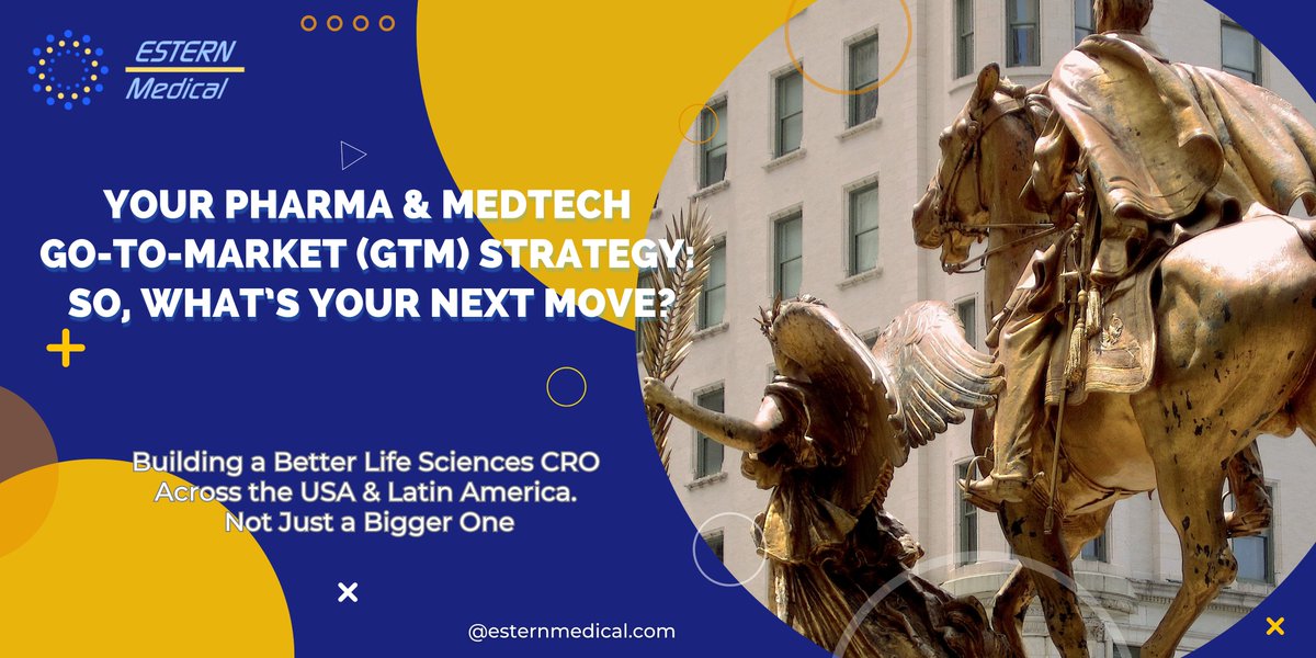 drjestrella's tweet photo. 💡 In #LifeSciences, #innovation alone isn’t enough.
The true game-changer? A Go-To-Market (GTM) strategy that adapts to today's #clinical, #regulatory, #economic, &amp; competitive realities.
Read our latest #GTM Article from 🚀 @ESTERNMedical
@esternmedical: https://t.co/EAam01vyRI https://t.co/YH9UOa5MzY