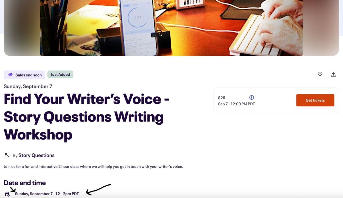 filmcourage's tweet photo. Find Your Writer’s Voice - Story Questions Writing Workshop With @FilmCourage
https://t.co/BMOdTlcSBo
#classes #write #storytelling #zoomclass #events https://t.co/QHaP204F1S