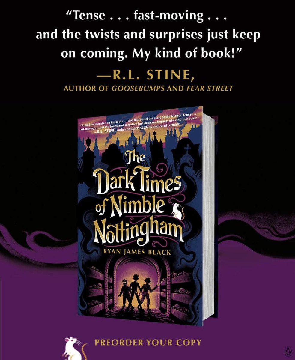 My spooky, autumn-vibes, pumpkin-spice-scented book has been in stores for one week! The perfect read for the ‘ber months!
#thedarktimesofnimblenottingham #kidlit #horror #historical #BookTwitter