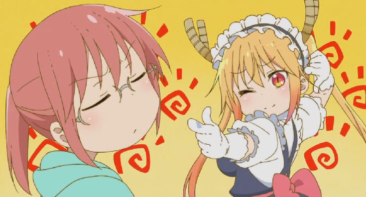 小林さんちのメイドラゴン（アニメ）のエロシーン2