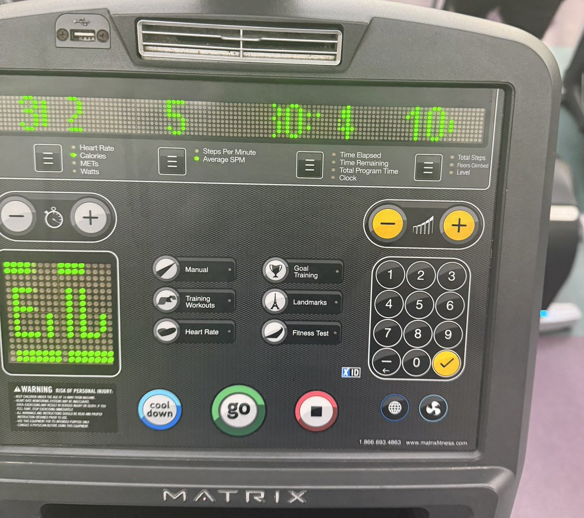 Stairmaster fun today.  104 floors.