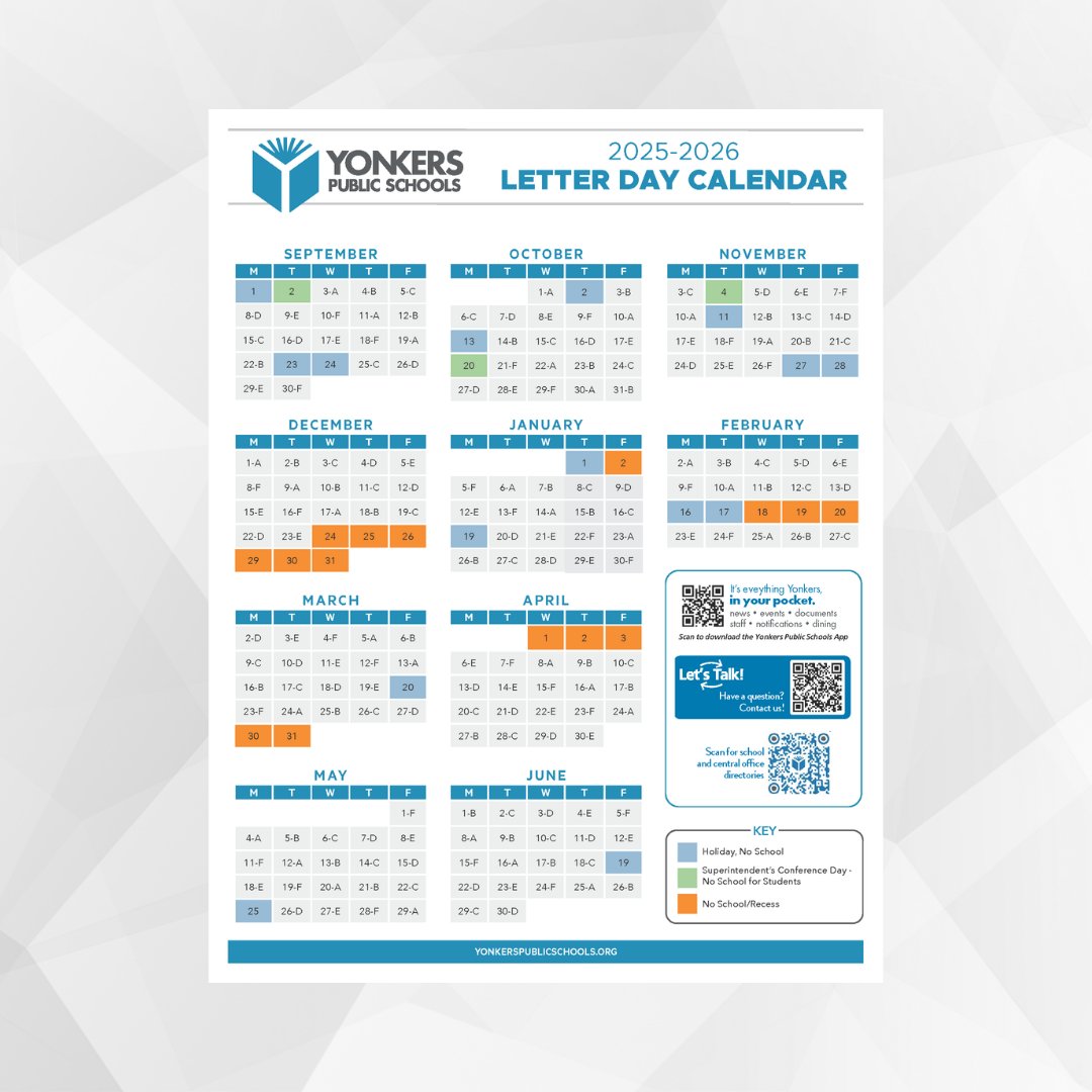 Wednesday, September 3, 2025 is brought to you by the letter ​#A!

Never lose track of the #LetterDay! Download the fridge-friendly calendar and follow along. It's as easy as A-B-C ... D-E-F and repeat!

Download the fridge-friendly calendar
bit.ly/letter-days-fr…

Want to learn