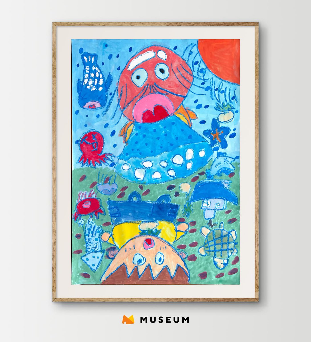 themuseum_jp's tweet photo. 今日の「みんなのMUSEUM」
MUSEUMに投稿された子どもたちのかわいくてすてきな作品を毎日1枚ご紹介。
＊作者さまに許可をいただいて掲載しております。
https://t.co/I2nPapFr0Y #みんなのMUSEUM #museum_jp https://t.co/qdkWm63rAv