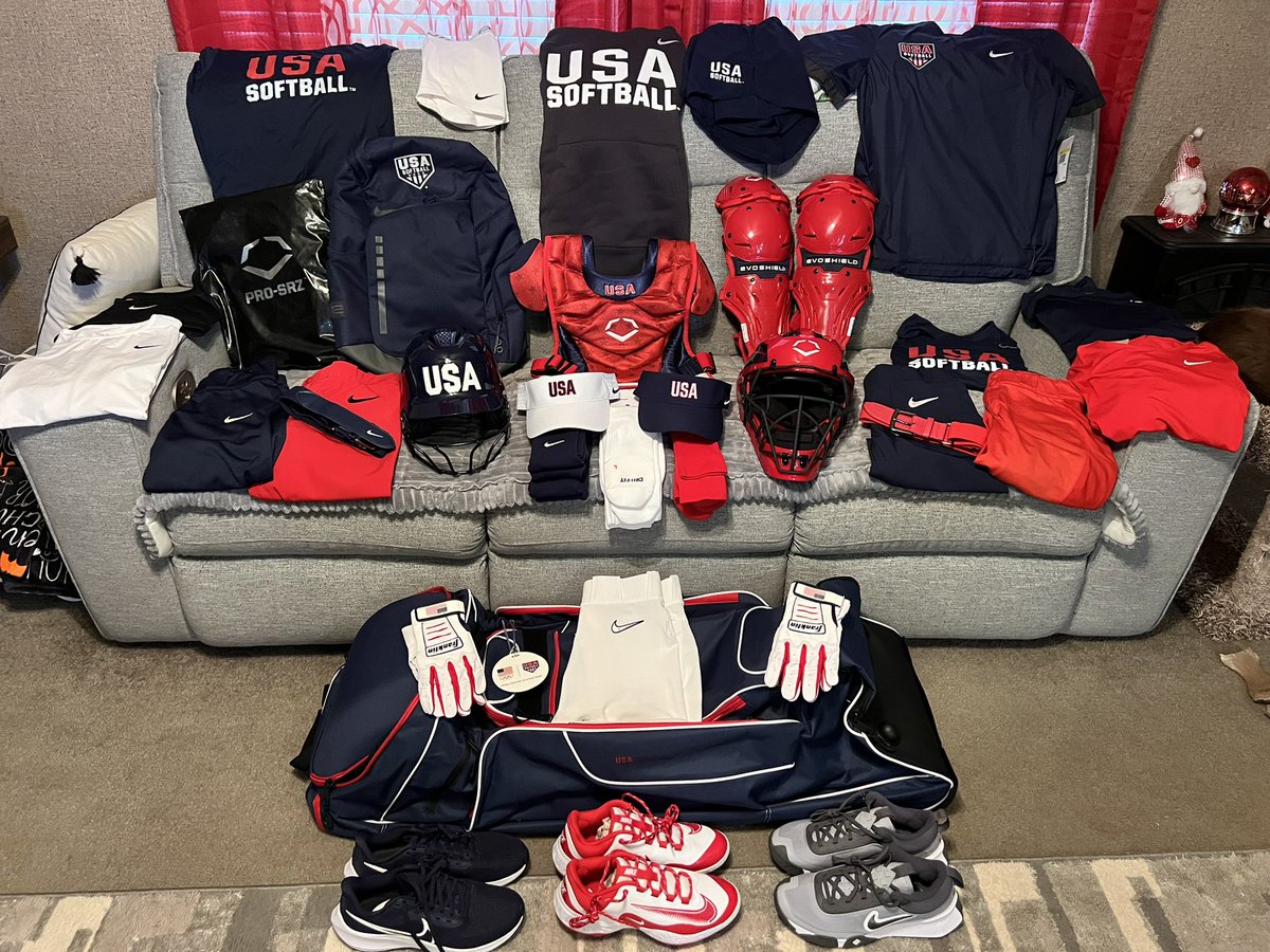 Miki Watts #13 (@mikiwatts13) on Twitter photo Let’s Geaux Team USA…thank you <a href="/USASoftball/">USA Softball</a> for this amazing opportunity, honor and privilege to represent our country ! Ready to hit the field with my teammates and get to work !! ❤️🤍💙
<a href="/CoachAlyHab/">Alyson Habetz</a> <a href="/LacyPrejean/">Lacy Prejean</a> <a href="/bshipman44/">Bill Shipman</a> <a href="/bradykyp/">Kyle Brady</a>
<a href="/USASoftballJWNT/">USA Softball Junior Women’s National Team</a>
#GeauxEagles🦅 Let’s Geaux Team USA…thank you <a href="/USASoftball/">USA Softball</a> for this amazing opportunity, honor and privilege to represent our country ! Ready to hit the field with my teammates and get to work !! ❤️🤍💙
<a href="/CoachAlyHab/">Alyson Habetz</a> <a href="/LacyPrejean/">Lacy Prejean</a> <a href="/bshipman44/">Bill Shipman</a> <a href="/bradykyp/">Kyle Brady</a>
<a href="/USASoftballJWNT/">USA Softball Junior Women’s National Team</a>
#GeauxEagles🦅