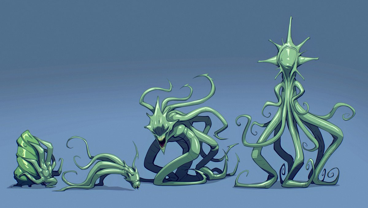 koy_jill's tweet image. &quot;The Star Beast&quot;
I bet not a lot of you know what this might be. This is the Xenomorph, BUT as described in the first script drafts of ALIEN. And yes it has a fourth stage, not just the usual three XDD
#xenomorph

Comment and Enjoy ^ ^