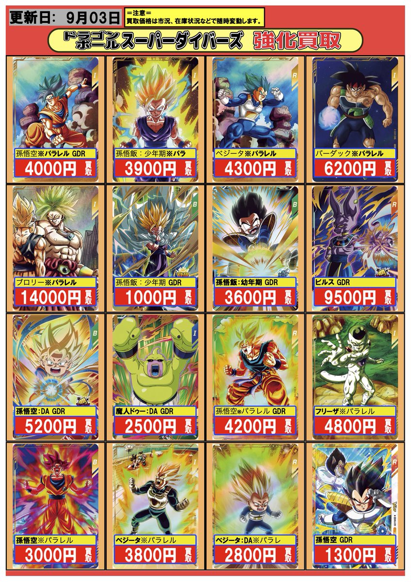 ドラゴンボール スーパーダイバーズ セル パラレル 2種