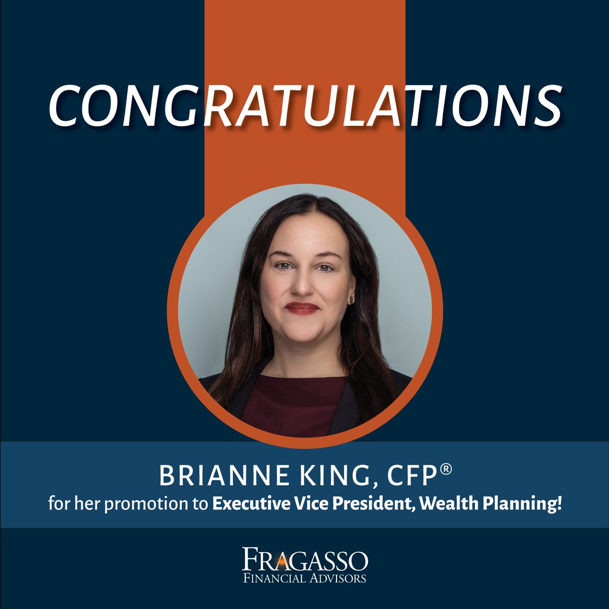 Congrats to Brianne King, our new EVP of Wealth Planning! 20+ years at Fragasso delivering expert strategies for complex client needs

bizjournals.com/pittsburgh/new…...

#FragassoFinancialAdvisors #PlanForYourFuture #NewChapter
