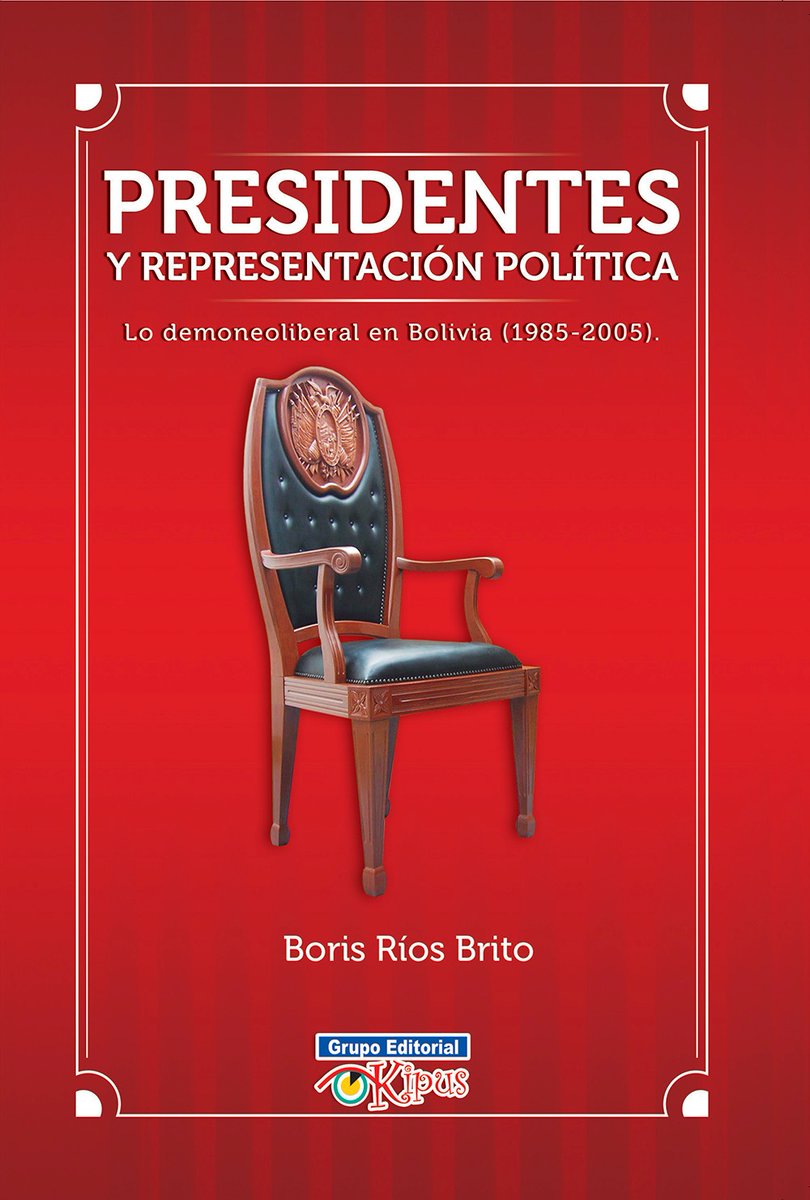 ¿Quién es ese tal Tuto Quiroga? 
Les vengo a proponer una reflexión un poco más profunda, una parte de mi libro Presidentes y representación política, dedicada al tal Tuto, aquí el enlace de descarga:
drive.google.com/file/d/17hvddo…
Aquí dónde buscarlo:
editorialkipus.com/libros/preside…