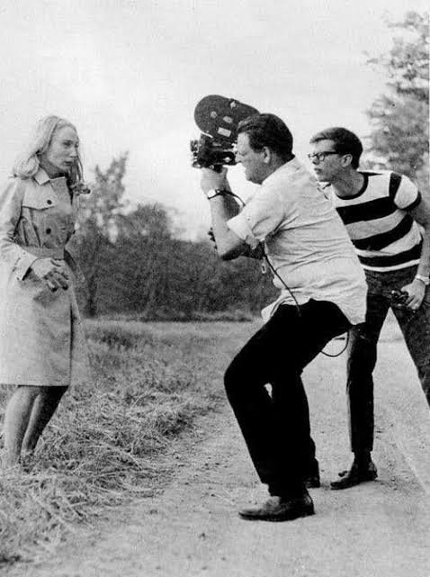 George A. Romero directing &amp; filming, Night of the Living Dead (1968)