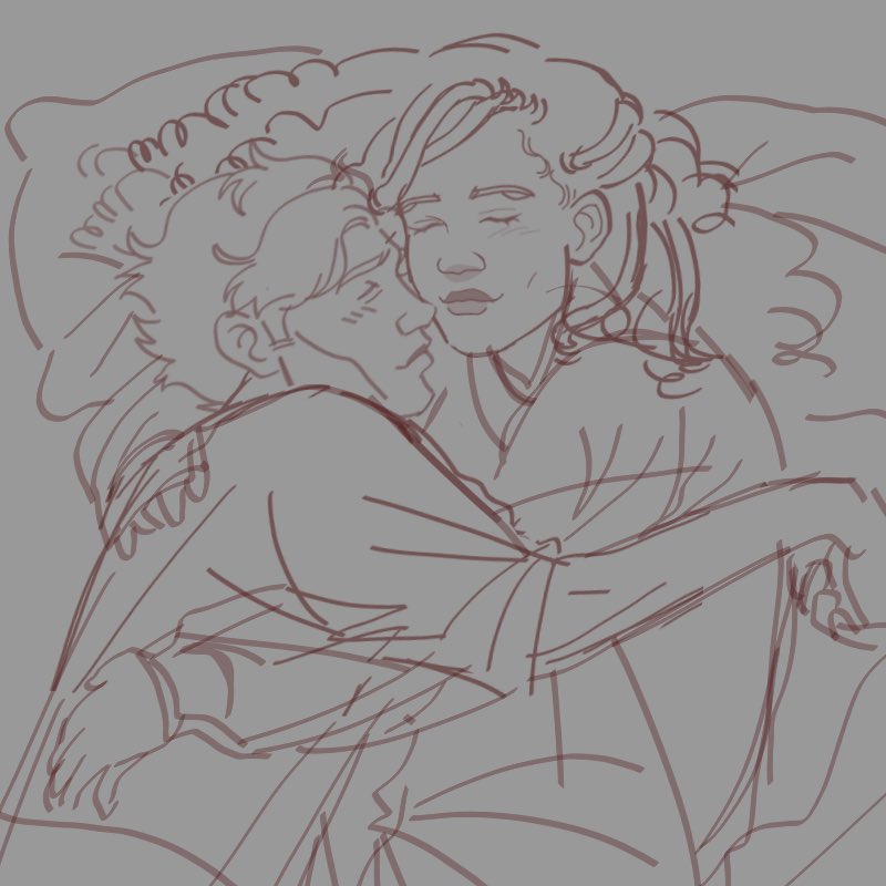 melvik snuggle warm up 🥹 i can’t wait to finish this one ^_^