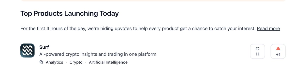 Lily_Nguyen111's tweet image. 💥Trải nghiệm @Surf_Copilot  – Công cụ AI research crypto hot nhất hiện nay 💥

🍀Surf (@Surf_Copilot ) là một nền tảng AI Web3 tiên tiến được thiết kế đặc biệt để nghiên cứu và thực thi giao dịch crypto. Được phát triển bởi đội ngũ Cyber, Surf tập hợp dữ…