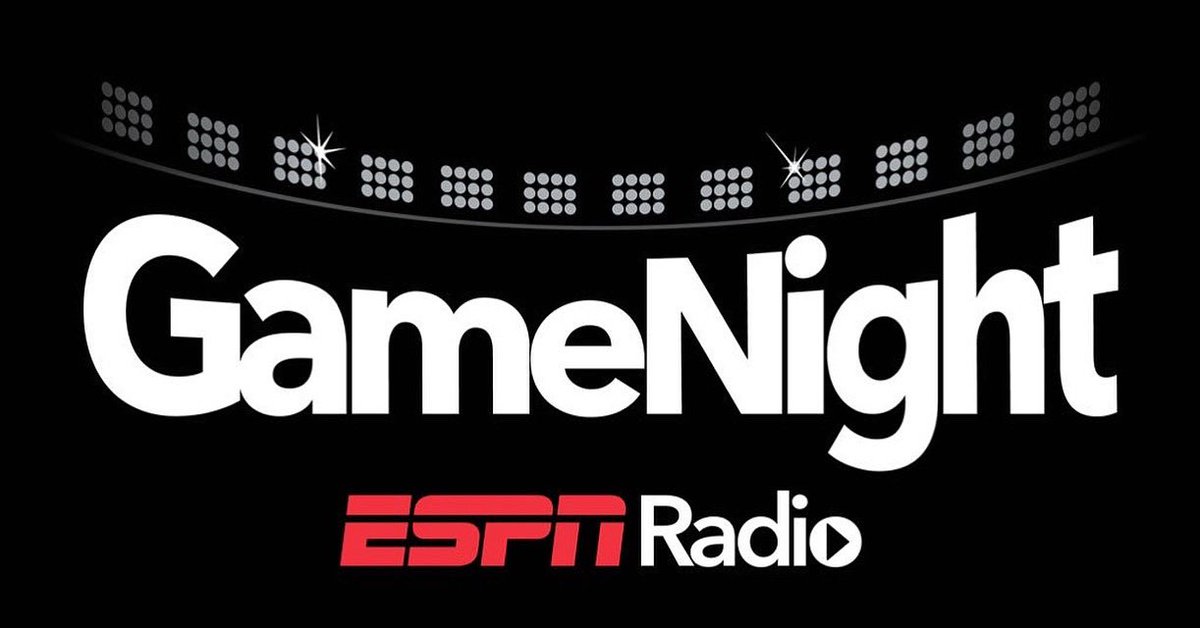 MiaOBrienTV's tweet image. Pinch-hitting on @ESPNRadio  🌙 for THE RETURN of @YourboyQ254 on "GameNight!"

10:30 PM - @PeteFiutak
11 PM - @billbarnwell 
11:30 PM - @dahughesguy83 

📱 Stream on the @ESPN app      
📻 SiriusXM Ch. 80 or your local affiliate
💻 espn.com/radio/play/_/s…