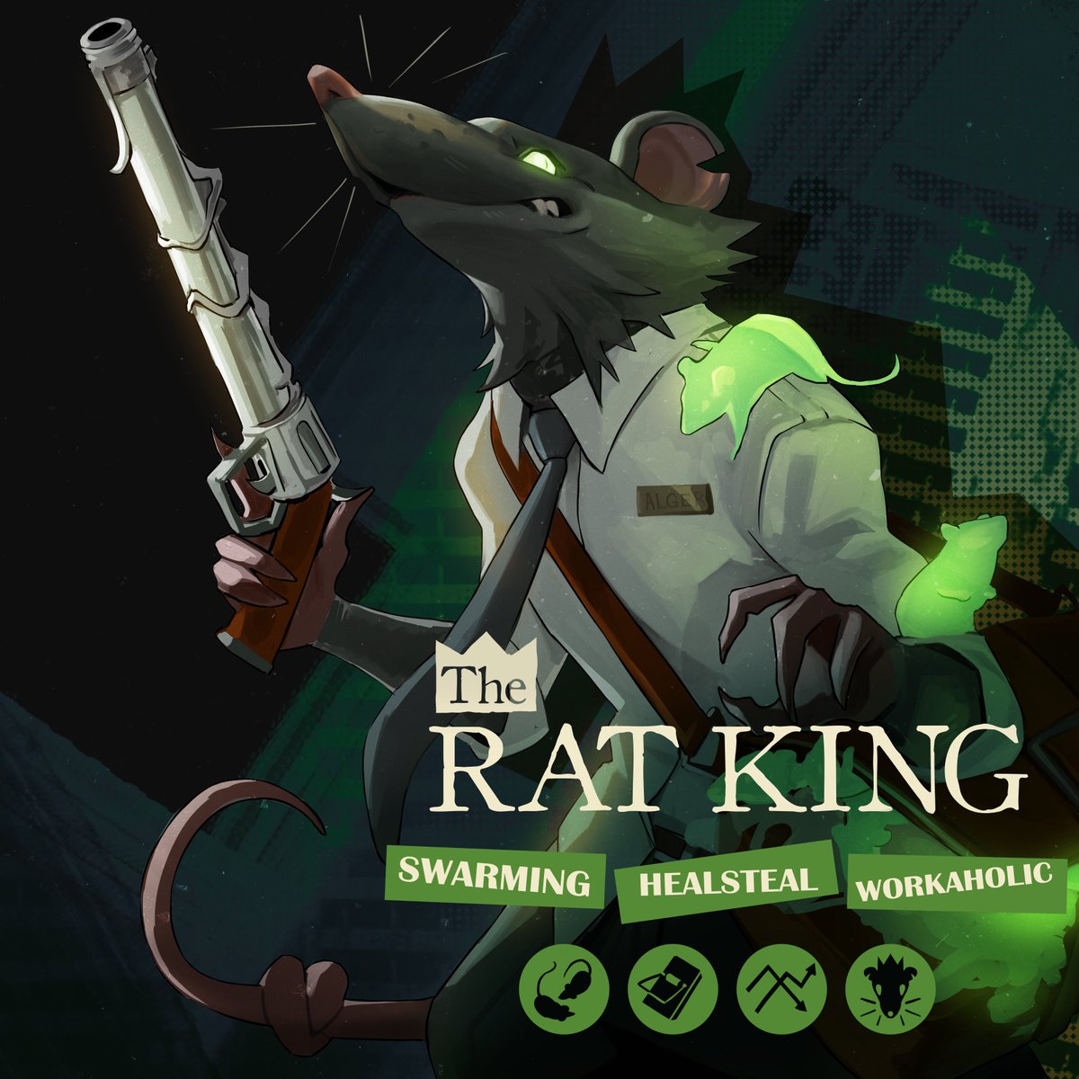 "They call me the "Rat King", but honestly, I'm more like a club president with a few more steps."