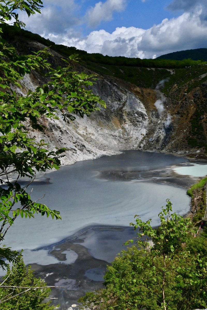 登別大湯沼、見渡す限りの絶景！