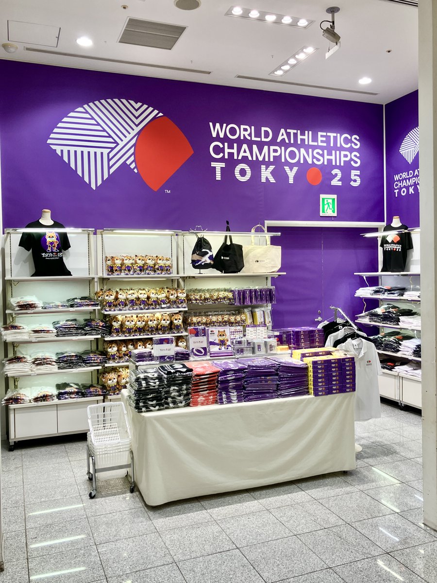 東京2025世界陸上OFFICIAL SHOP開催中 9/3～9/29 丸の内本店1階 東京で