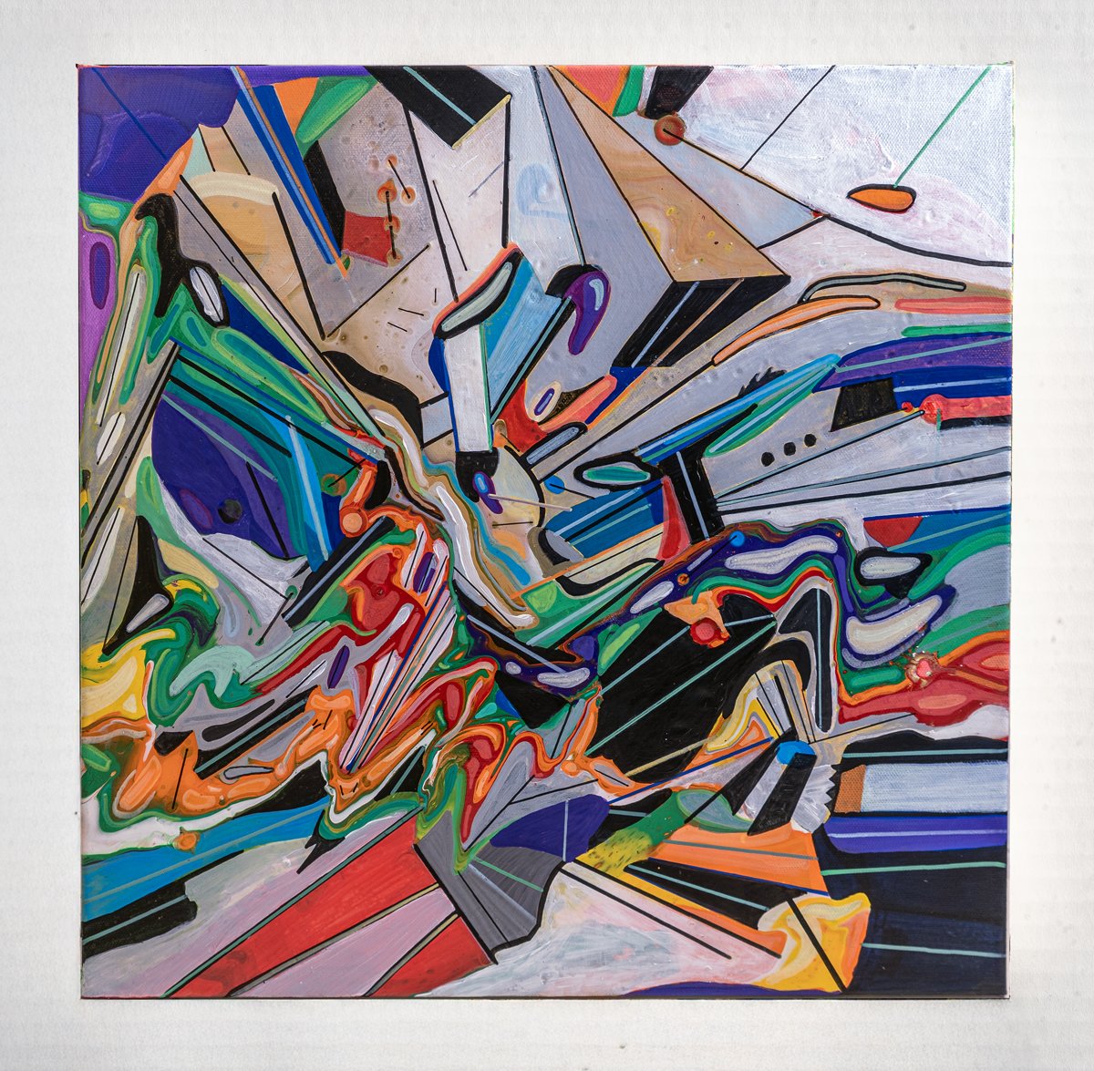 The Ghost of Robert Moses
Acrylic on Canvas