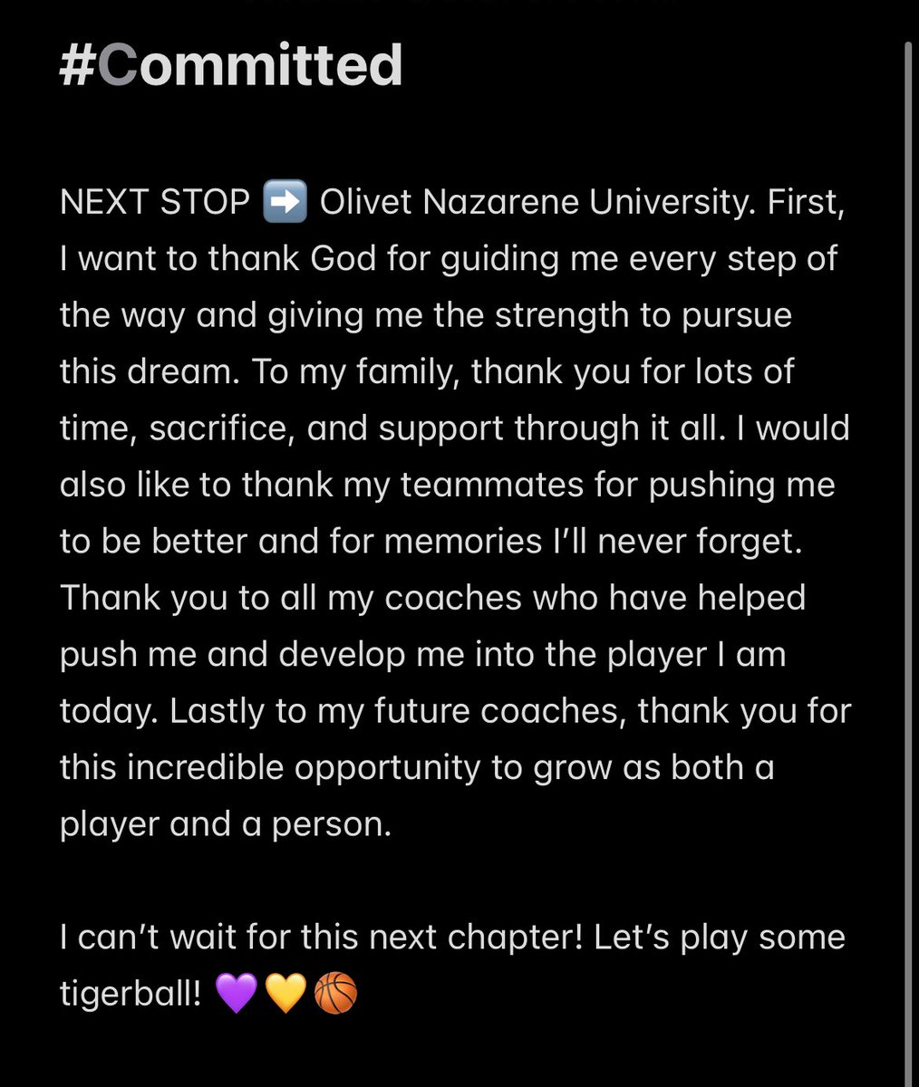 Can’t wait to play some tigerball! #COMMITTED 💜💛