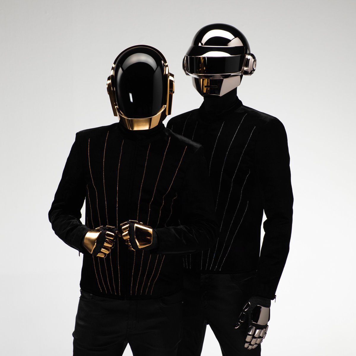 Daft_Wub's tweet image. Daft Punk photographed by David Black in 2015