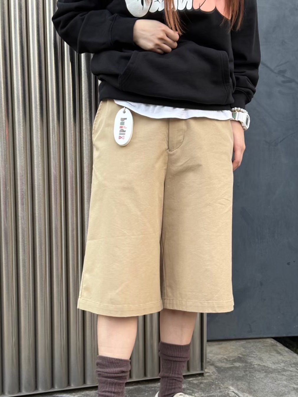 ミュージシャン FANTASTICS buddix Logo Work Shorts Logo Work Shorts | buddix | VERTICAL GARAGE OFFICIAL ONLINE