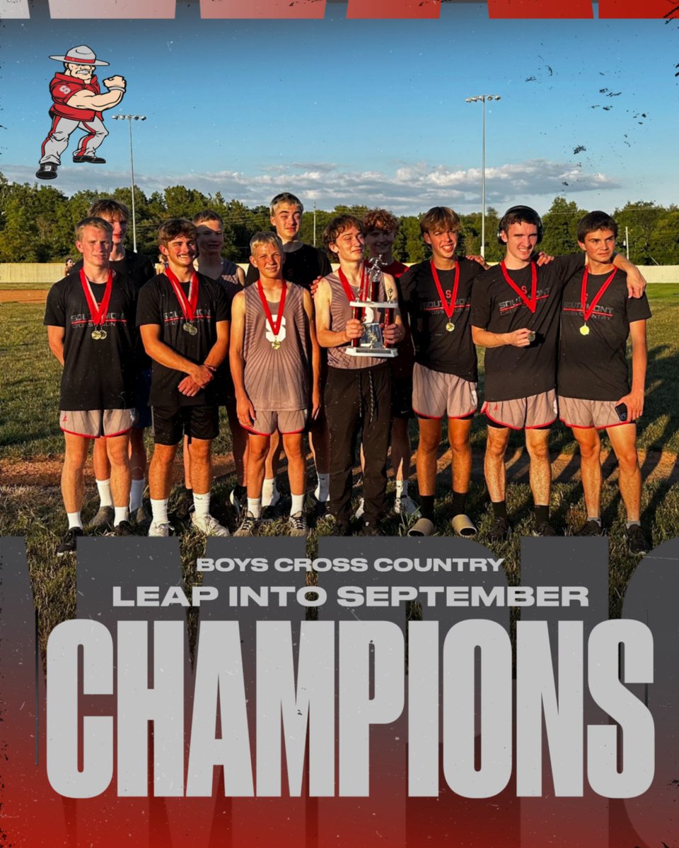 Congratulations Boys Cross Country Team for winning the Leap Into September Invite.  #ProudToBeAMountie