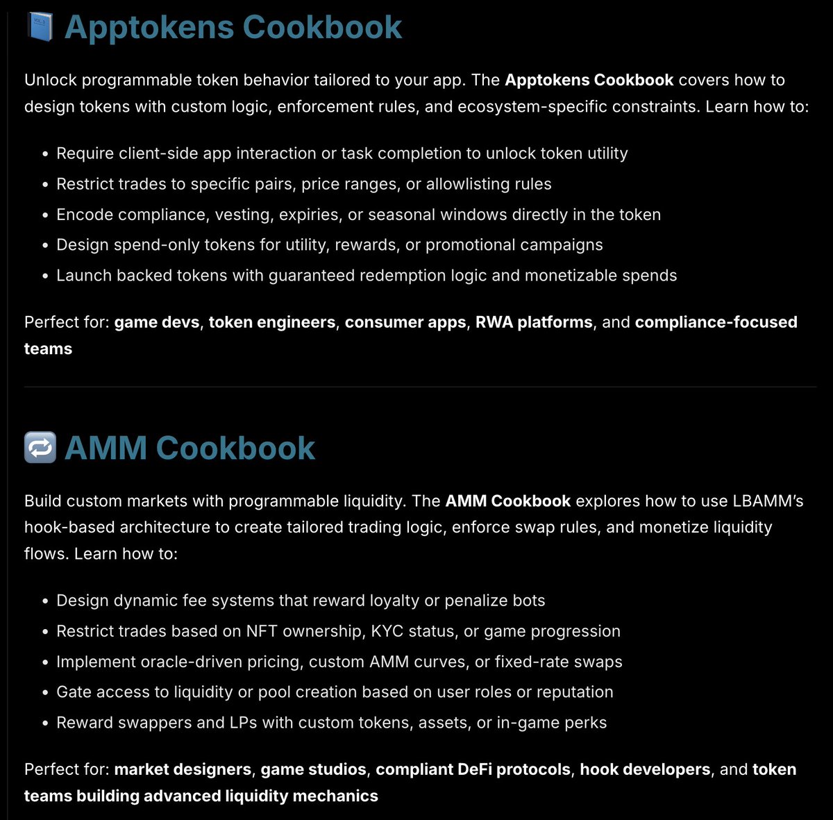 Alex Gedevani (@alexgedevani) on Twitter photo programmability in crypto is still a very under-explored design space
been digging in and really impressed by limit break’s offerings. would love to jam with folks experimenting here 👀 programmability in crypto is still a very under-explored design space
been digging in and really impressed by limit break’s offerings. would love to jam with folks experimenting here 👀