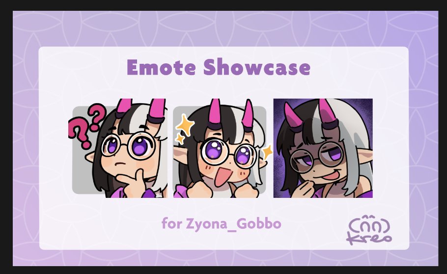 Made a few more emotes for Zyona