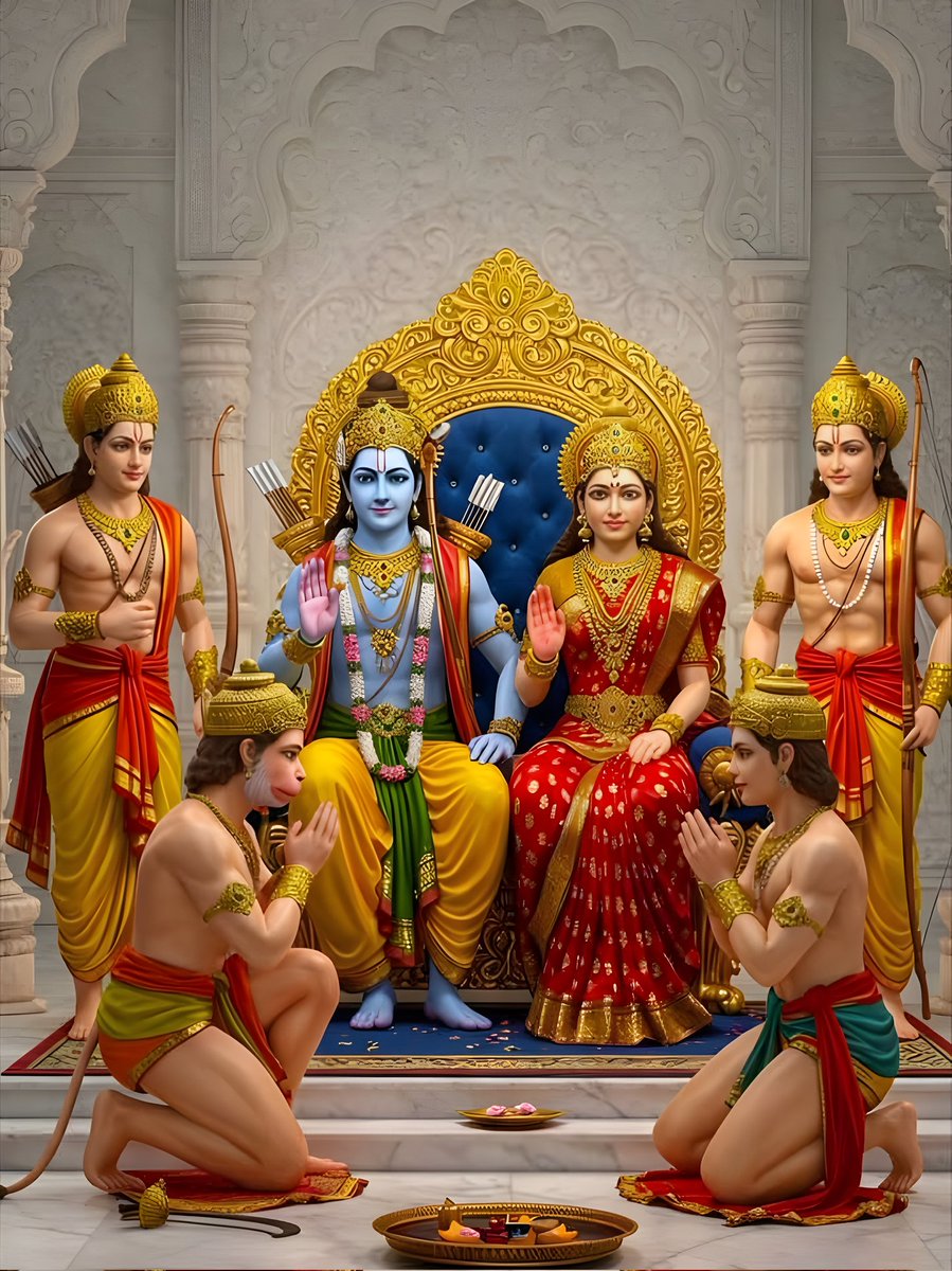 Khushi (@khushi3087) on Twitter photo राम-सीता का आशीर्वाद, लक्ष्मण-भरत-हनुमान की निष्ठा, हमें सिखाते हैं कि भक्ति, सेवा और धर्म पर अटल रहकर जीवन के हर संग्राम में विजय पाई जा सकती है। राम-सीता का आशीर्वाद, लक्ष्मण-भरत-हनुमान की निष्ठा, हमें सिखाते हैं कि भक्ति, सेवा और धर्म पर अटल रहकर जीवन के हर संग्राम में विजय पाई जा सकती है।