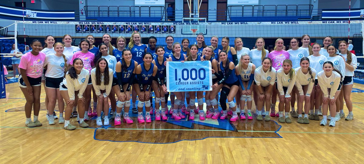 CONGRATULATIONS to Julianne Melancon for meeting and exceeding 1000 assists for her career! Keep it rolling!! 🩵 #WingsUp🤙