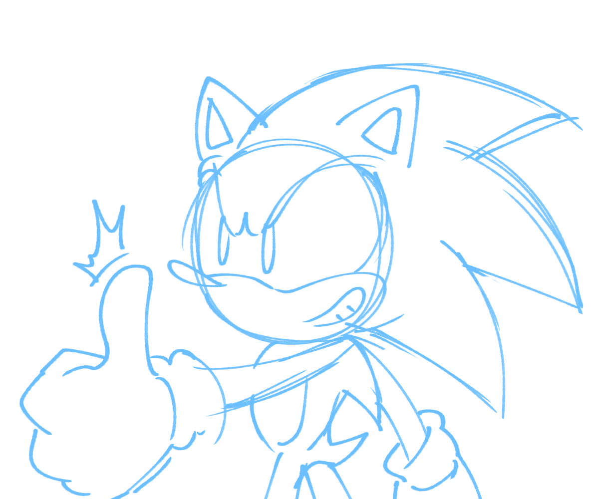 ソニック 「man I gotta de-rust on Sonic style」|🍡 イーサン 🍡 Comms Open!のイラスト