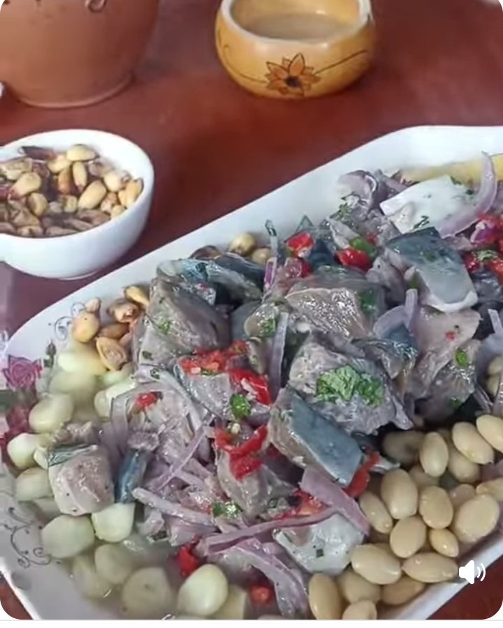 Que ricoooo ceviche de caballita ❤😋😋😋