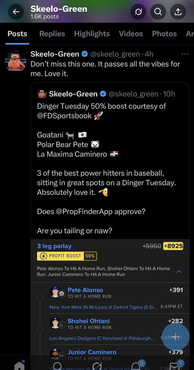 Dinger Tuesday went absolutely BONKERS! 🤯

$250 - $22,500 👀 

I ALWAYS give back. How about another $500 giveaway? 💰 

1. You HAVE to be following. Period.
2. $100 to 5 followers 
3. Giveaway will take place when I reach 2000 followers! ✅ 

Run it UP! 🫡 ♻️