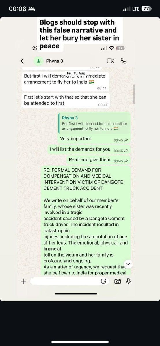 phynation_'s tweet image. All of you saying PHYNA requested for 1billion bcos your Demi god insinuated nonsense and wanted to divert attention!!!!!
PHYNA never demanded for 1bn
Kindly read this thanks 🙏 

Like I said our focus is phyna well-being and Justice for Ruth !!!!!

#justiceforruth 
#Phyna𓃰