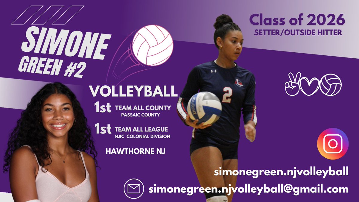 🚨 Volleyball Highlight Alert 🚨
Proud grandparent moment 💙🏐 Check out my granddaughter Simone Green’s Recruiting Highlight Reel!
⭐️ 4-year Varsity Setter @ Hawthorne HS
⭐️ Club Digs Setter &amp; Outside Hitter
#simonegreennjvolleyball #CollegeVolleyball 

youtu.be/EgOJXMWxBq0?si…